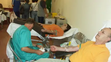 imagen de donación de sangre en el Centro de Juventud de Miguelturra