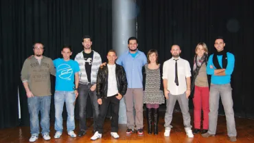 imagen de los ganadores certamen monólogos 2011