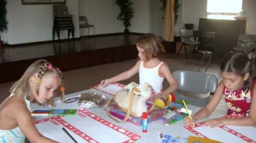 Niñas en los cursos de ocio de la Mancomunidad