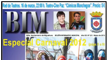 imagen portada del BIM de marzo de 2012