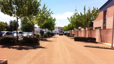 imagen obras en el aparcamiento, mayo de 2014