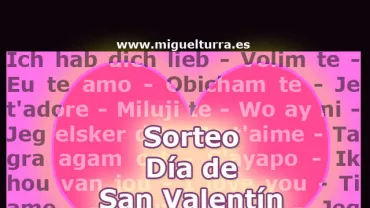 imagen anuncio sorteo del Día de San Valentín 2008