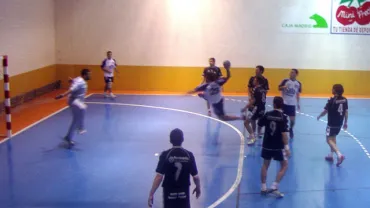 Balonmano Miguelturra Alfa en acción, marzo 2006