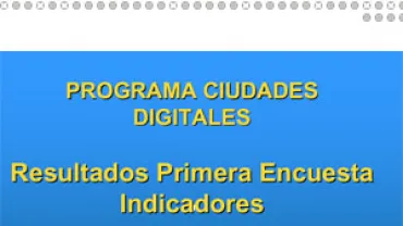 Presentación estudio ciudades digitales