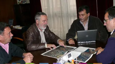 imagen reunión Hidroguadiana-Ayuntamiento, oct2008