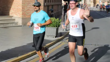 imagen de archivo de la Maratón de Castilla La Mancha a su paso por la localidad de Miguelturra