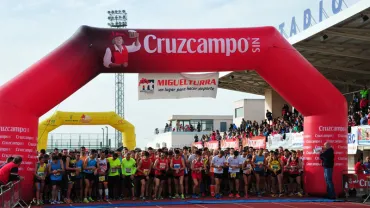 imagen salida Media Maratón Rural, noviembre 2014
