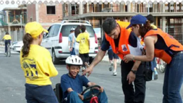 educación vial con karts