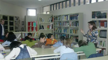 imagen taller lectura en la Biblioteca Municipal
