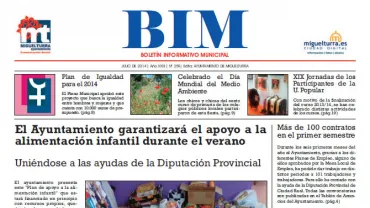 imagen portada del BIM de julio de 2014