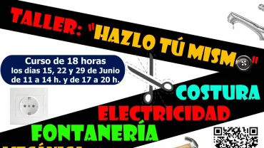 imagen cartel curso Hazlo tú mismo, mayo 2013
