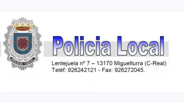 imagen del anagrama y el escudo de la Policía Municipal de Miguelturra