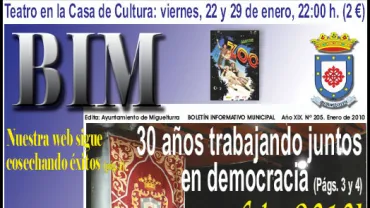imagen de la portada del BIM de enero de 2010