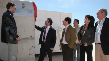 De Lara inaugurando puntos limpios, marzo 2006