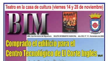 imagen portada  del BIM de noviembre de 2008