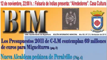 imagen portada del BIM de noviembre de 2010
