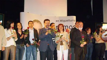 Presentación candidaturas PSOE elecciones 2007