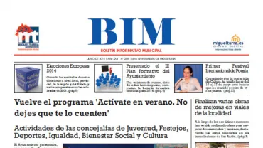 imagen portada del BIM 258 junio 2014