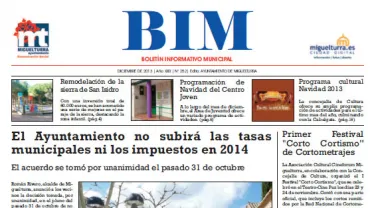 imagen de la portada del BIM número 252