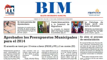 imagen portada del BIM de febrero de 2014