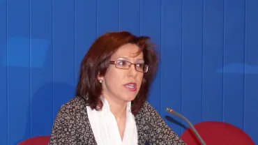 imagen de la concejala Victoria Sobrino,junio 2012
