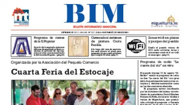 imagen portada del BIM de Septiembre de 2012