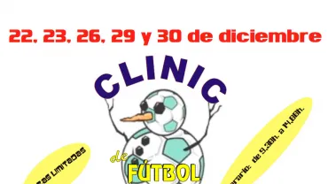 imagen cartel Clinic de Fútbol de Navidad 2014