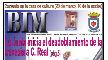 imagen portada del BIM marzo 2009