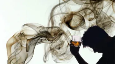 imagen alusiva al alcoholismo y el tabaquismo