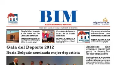 imagen portada del BIM de abril de 2013