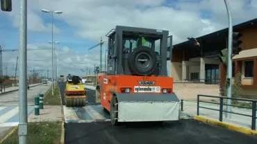 Obras en Miguelturra de asfaltado, octubre 2006