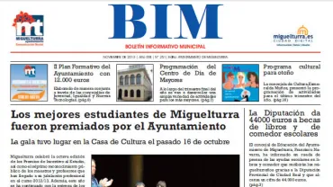 imagen portada del BIM de noviembre de 2013
