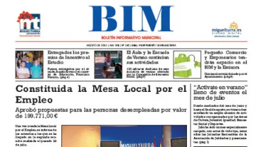 imagen de la portada del BIM de agosto de 2013