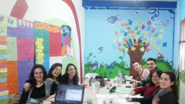 imagen de monitores-as programa Empu-g, abril 2014