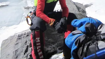 imagen de archivo de José Luis Romero en el Everest