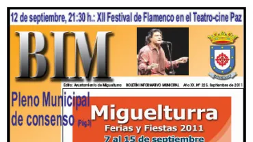 imagen portada del BIM número 225, septiembre 2011