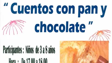 imagen cartel cuentos pan y chocolate, 2014