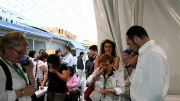 imagen cata de aceite en Almagro, mayo 2008