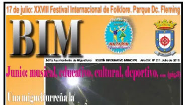 imagen portada del BIM del mes de julio de 2010