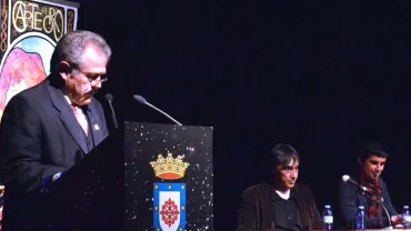 imagen de Francisco MOlina en la Gala