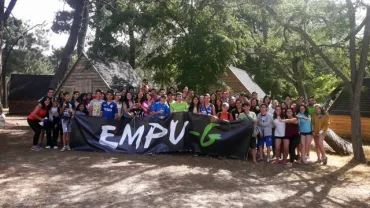 imagen del campamento grupal olimpiadas riopar empu-g, julio 2017