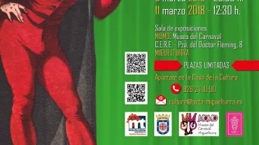 imagen del cartel anunciador de las visitas guiadas, marzo 2018