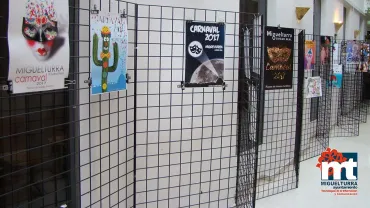 imagen de la exposición de Carteles del Carnaval 2017
