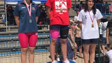 imagen de Cristina Rivas en el Campeonato Regional natacion, 2017