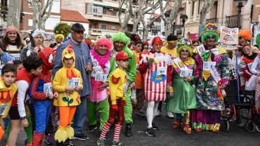 imagen de la Carrera de Máscaras del Carnaval 2020