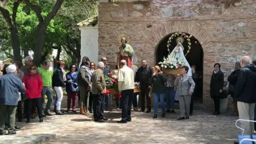 imagen del comienzo de la procesión de San Marcos 2018, fuente imagen Vicente Yerves