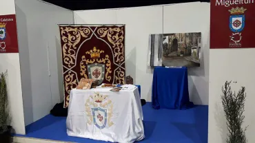 imagen stand de Miguelturra, Ruta Pasión de Calatrava, marzo 2017, imagen Grupo PP