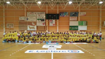 Imagen de la Inauguracion del Clinic de Voley Playa Miguelturra, julio 2017