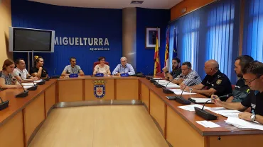 imagen de la Junta Local de Seguridad, Miguelturra, agosto 2018
