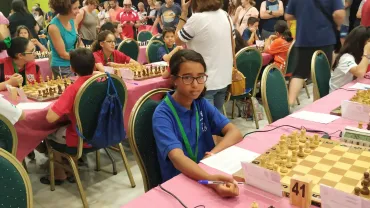 imagen de la jugadora de ajedrez Lgalia Mahajub, fuente imagen Club Ajedrez Ciudad Real, julio 2019